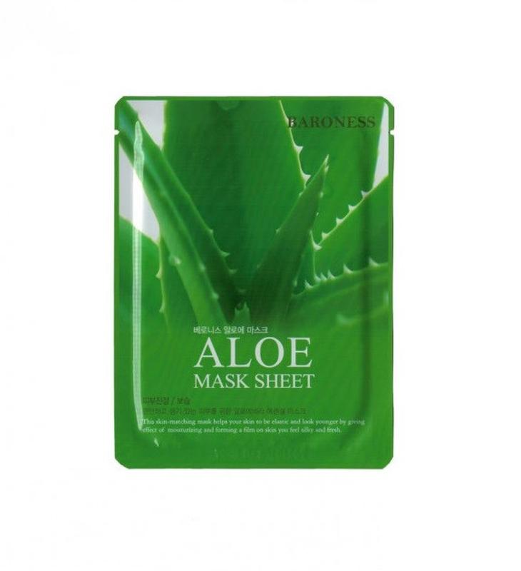 Тканевая маска с алоэ baroness aloe mask sheet — цена 25 грн в каталоге ...