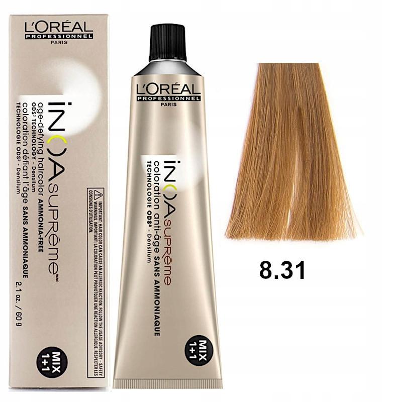 Краска для волос loreal inoa supreme 8.31 60мл — цена 384 грн в ...