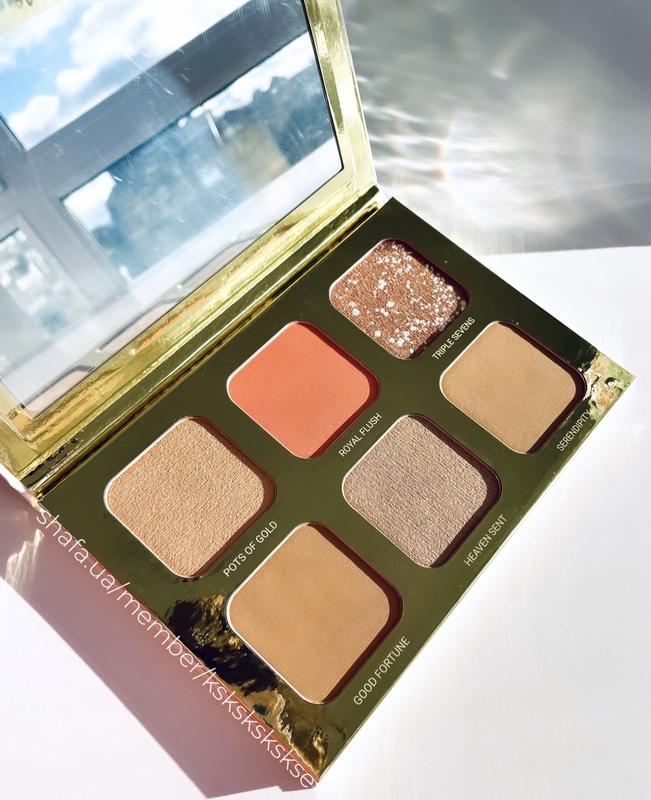 Палетка для контурирования лица true+luscious lucky glow palette