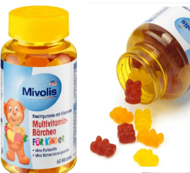 Multivitamin-bärchen fur kinder (60 капсул) германия multivitamin ...