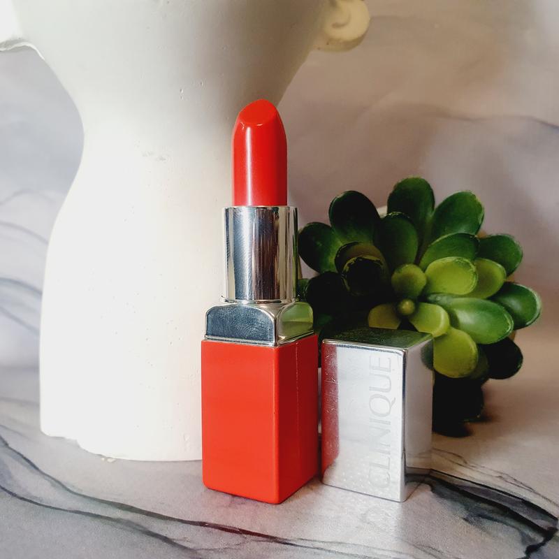 Оригінал помада для губ clinique pop lip colour + primer 06 poppy pop