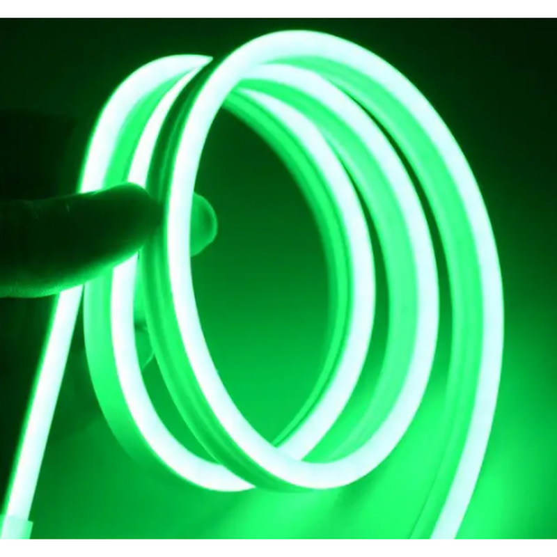Светодиодная неоновая лента neon 220в jl 2835-120 g ip65 герметичная 5 ...