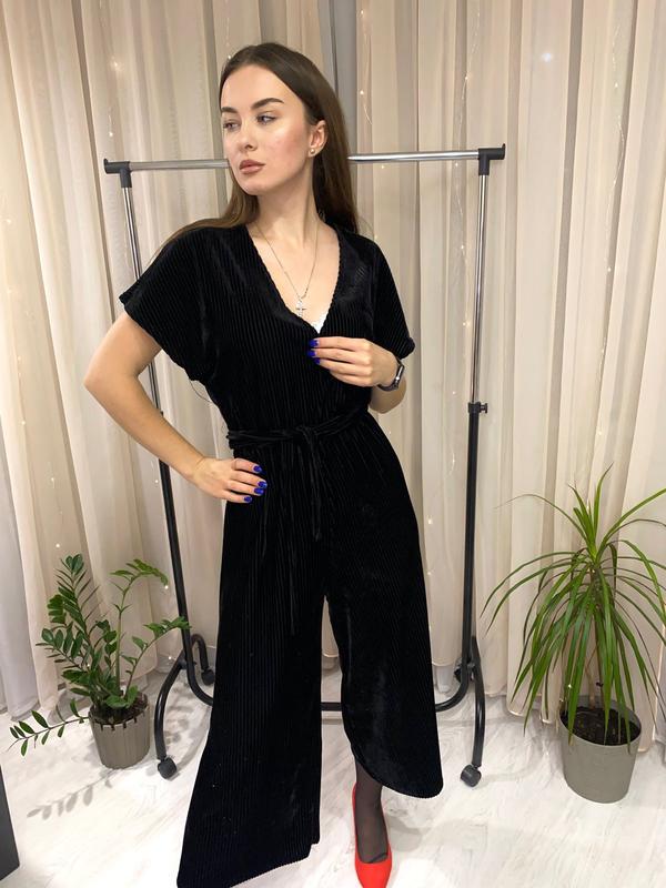 Шикарный нарядный женский комбинезон черного цвета new look ...