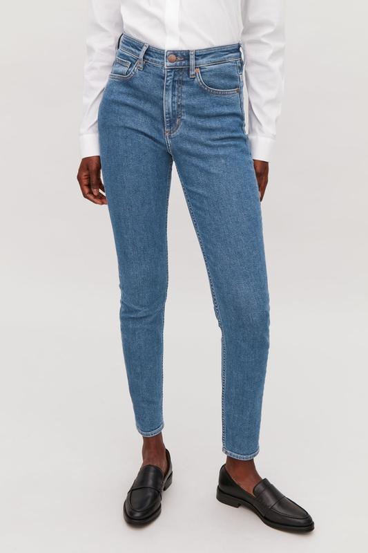 cos high rise skinny fit cropped leg