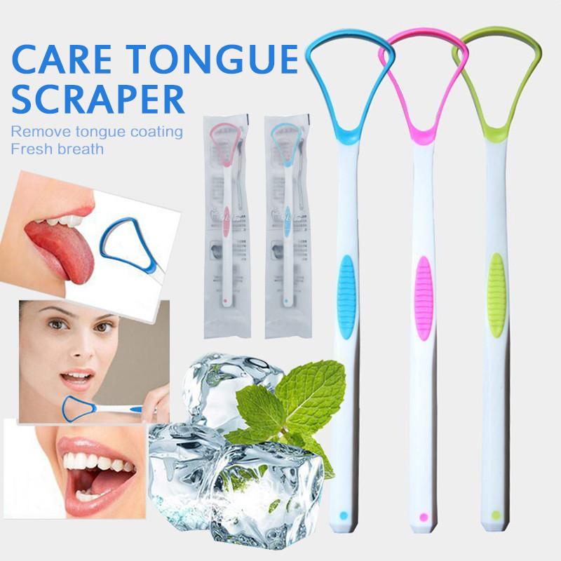 Щетка скребок для языка professional hoci yiеled blue. очиститель языка ...