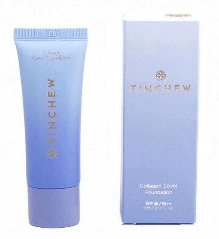Универсальный тональный крем с коллагеном tinchew collagen cover ...