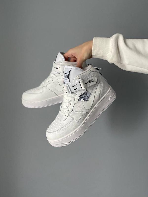 nike air force all white womens