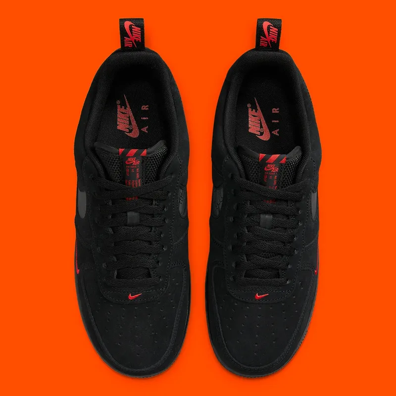Nike air force 1 black orange deals