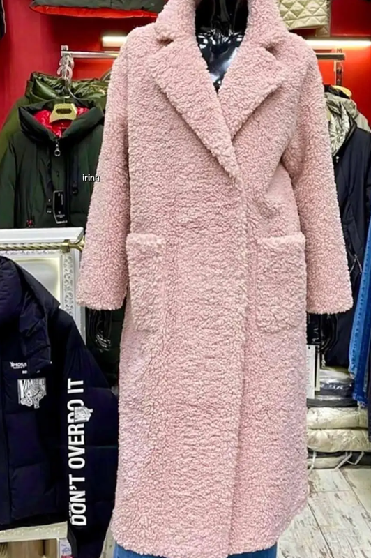 Женская шуба -пальто тедди барашек на подкладке s-m; l-xl sin1047-467sве — цена 1295 грн в каталоге Шубы ✓ Купить женские вещи по доступной цене на Шафе
