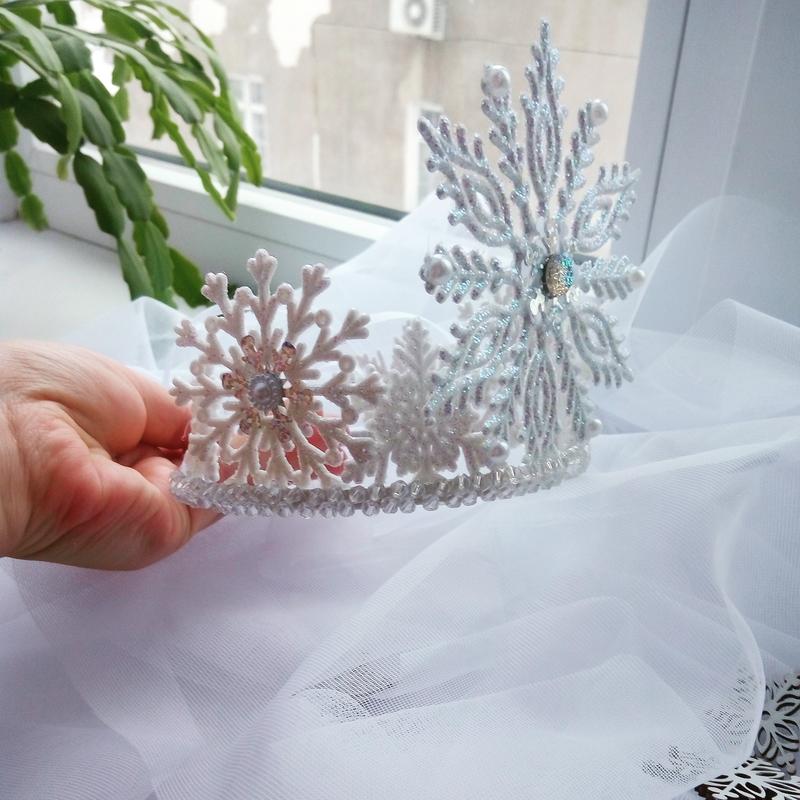 Корона нового года. Новогодняя корона. Ободок "снежинки". Новогодняя корона для девочки. Корона «Снежинка».