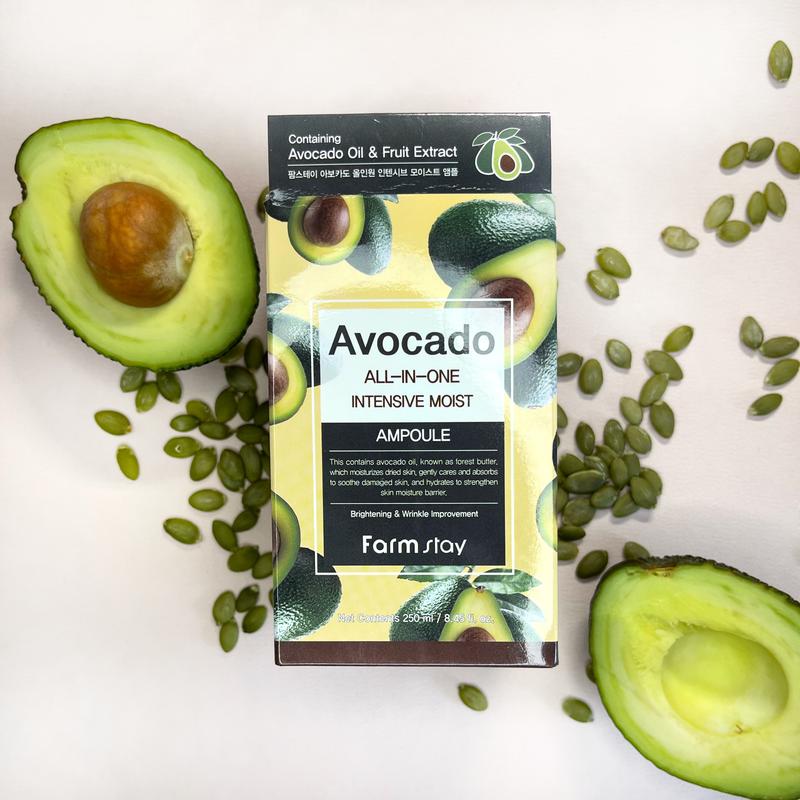 Farmstay avocado all-in-one intensive moist ampoule ...