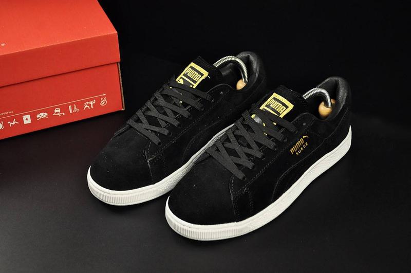 puma suede classic all black