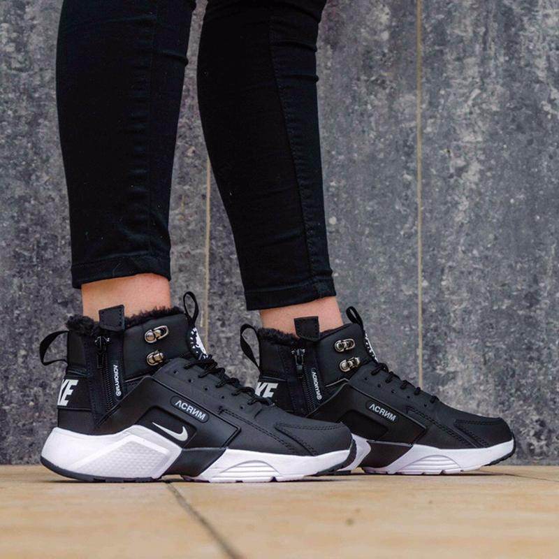 Женские зимние кроссовки nike air huarache x acronym black/white р.36-41 —  цена 1600 грн в каталоге Кроссовки ✓ Купить женские вещи по доступной цене  на Шафе | Украина #18378483