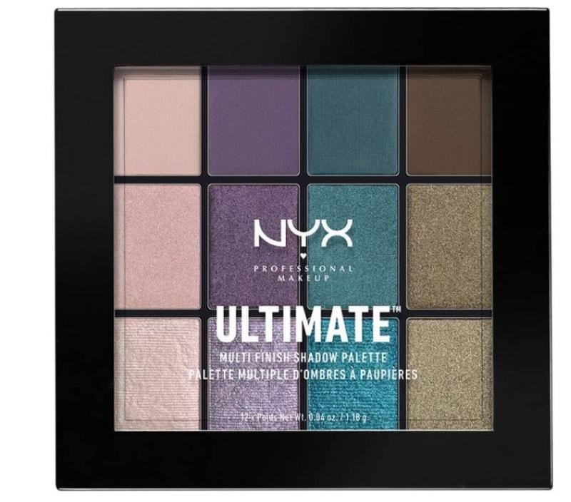Палетка теней для век nyx cosmetics ultimate multi-finish shadow ...