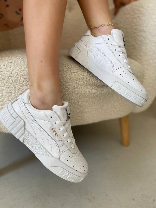 Женские кожаные кроссовки,кеды puma cali white#пума — цена 2000 грн в ...
