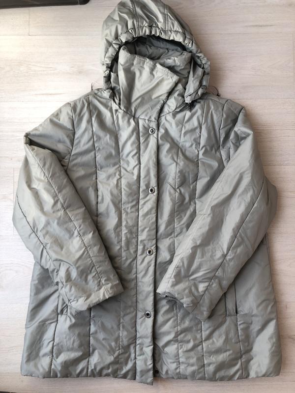 Сіра серебриста куртка куртка серебристая серая ветровка — ціна 99 грн ...