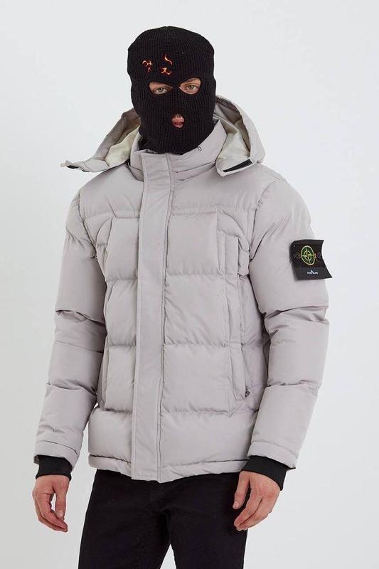 Зимняя куртка пуховик stone island / брендовая мужская куртка стон ...