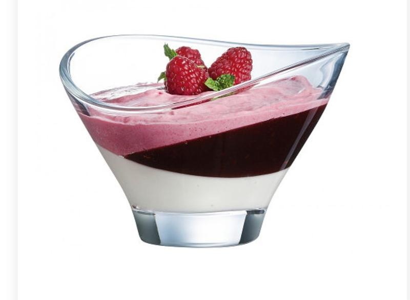 Arcoroc Jazzed Bowl - 250ml - Pack De 6 - Verre Trempé - Design Moderne - Pour Desserts Et Apéritifs