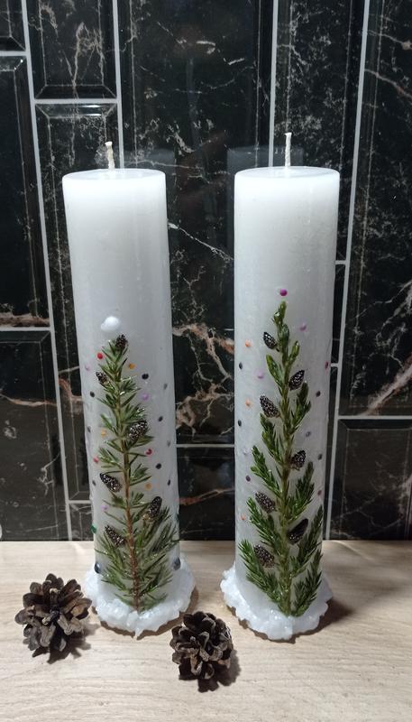 Свечи, новогодние свечи, рождественские свечи, декоративные свечи ...