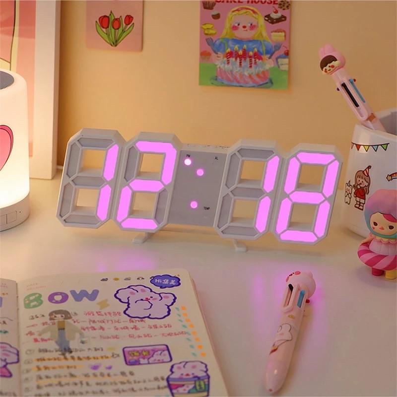 Электронные настенные / настольный часы led с будильником календарем ...