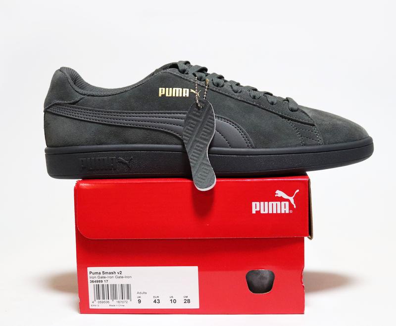 puma smash v2 iron gate