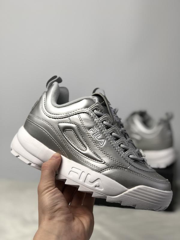 silver fila disruptor 2