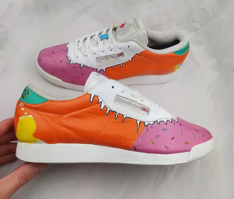 Редкие кроссовки кеды reebok classic princess x the simpsons club c ...