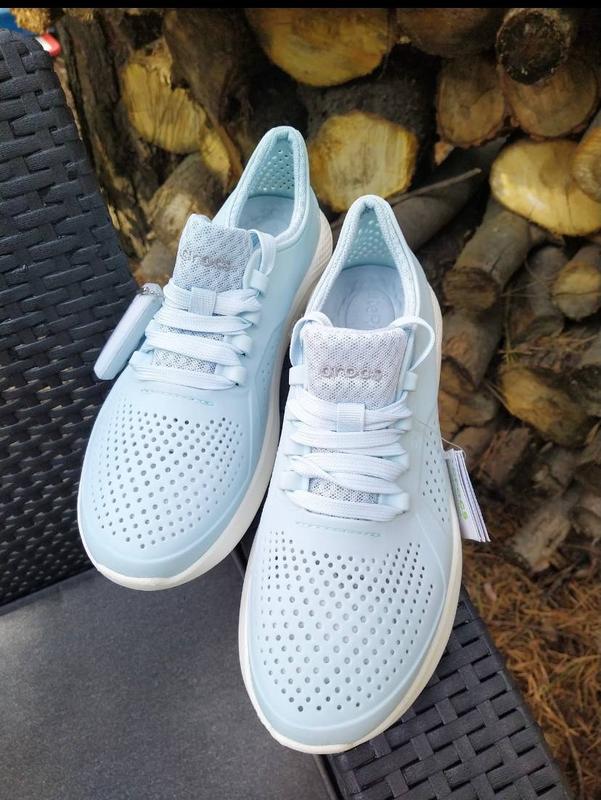 Кроссовки женские крокс crocs literide pacer голубые — цена 2360 грн в ...