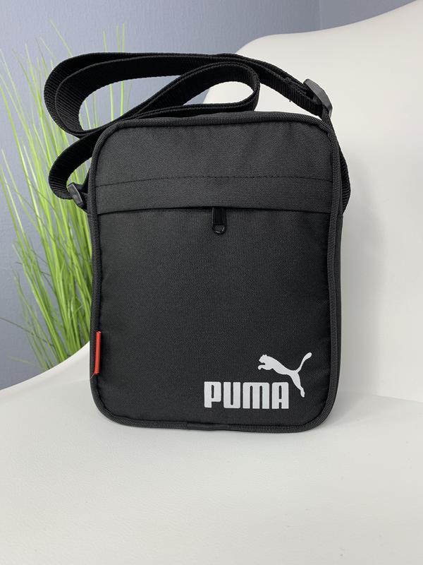Мужская барсетка puma, черная сумка пума через плечо, чоловічий ...