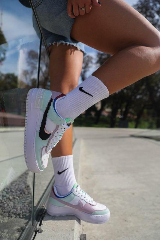 Nike air force 1 shadow white mint — цена 1650 грн в каталоге Кроссовки ✓  Купить женские вещи по доступной цене на Шафе | Украина #110326185 | Nike  dri-fit крутая трекинговая худи