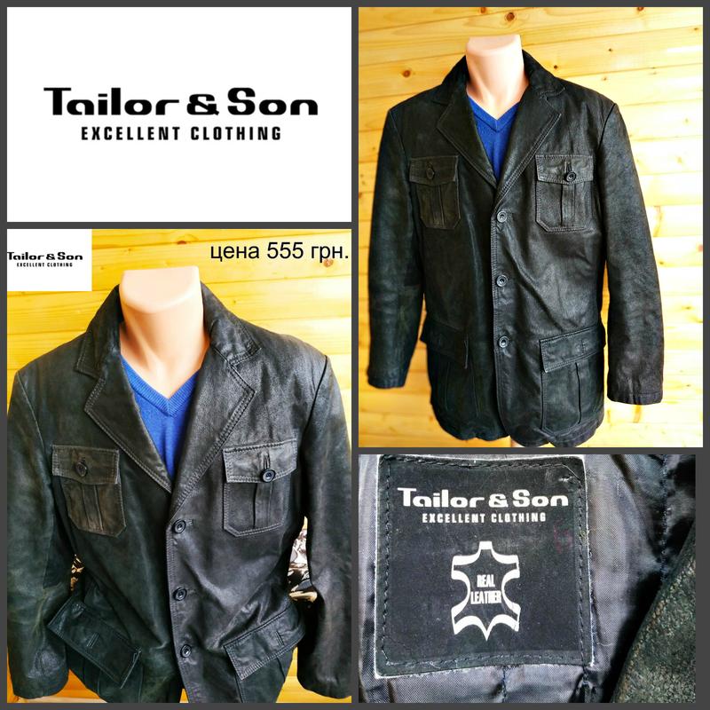 Кожаная куртка от tailor& son. оригинал, р.xl Tom Tailor, цена - 555 грн,  #19320977, купить по доступной цене | Украина - Шафа