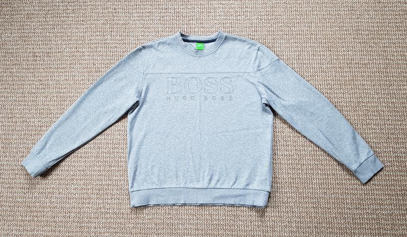 Grey hugo boss jumper deals
