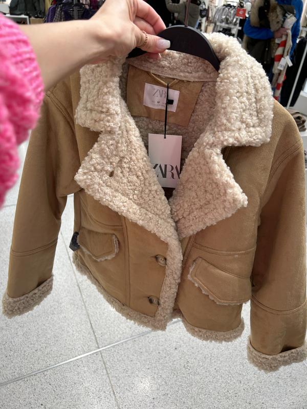 Дублёнка zara — цена 2500 грн в каталоге Шубы и дубленки Купить детcкие ...