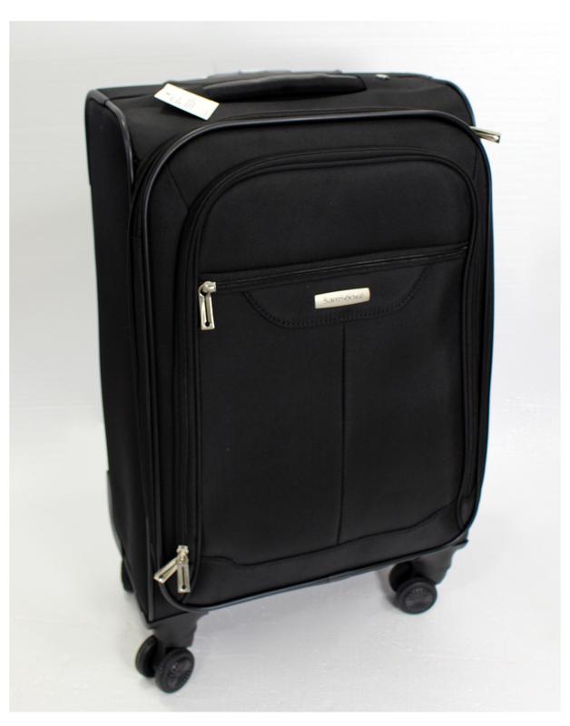 Средний тканевый чемодан samsonite, черный, оригинал — цена 2999 грн в  каталоге Дорожные чемоданы ✓ Купить женские вещи по доступной цене на Шафе  | Украина #19537446