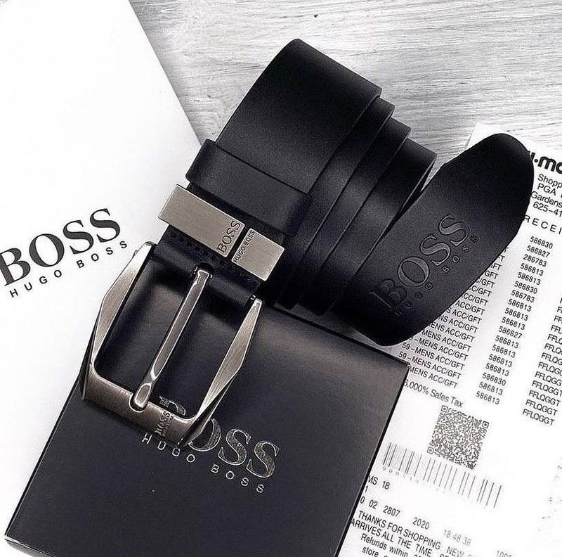 Кожаный ремень hugo boss — цена 700 грн в каталоге Ремни Купить мужские ...