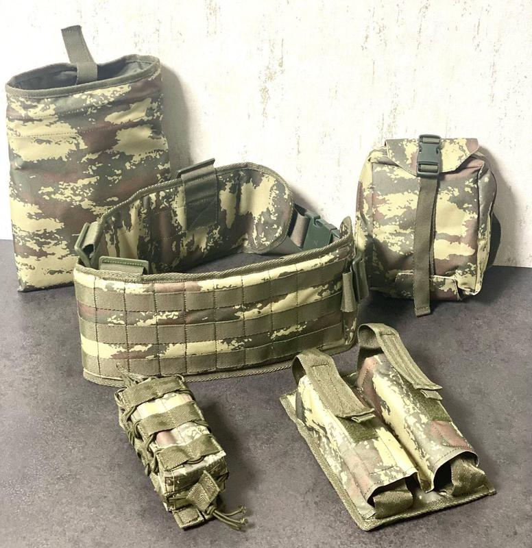 Комплект пояс разгрузка с подсумками для магазинов ак для сброса ...
