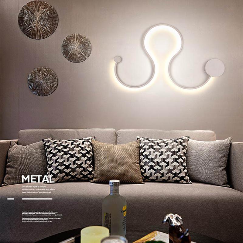 Настенное бра змейка led snake — цена 2714 грн в каталоге Люстры Купить ...