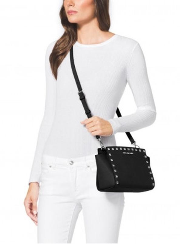 michael kors selma studded crossbody