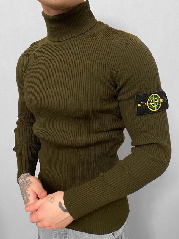 Свитер stone island хаки мужской / кофта стон айленд купить — цена 1149 ...