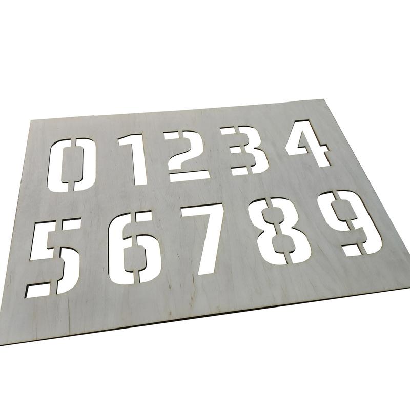 Лазерная резка трафаретов, шаблонов и лекал. для асфальта стен и других ...