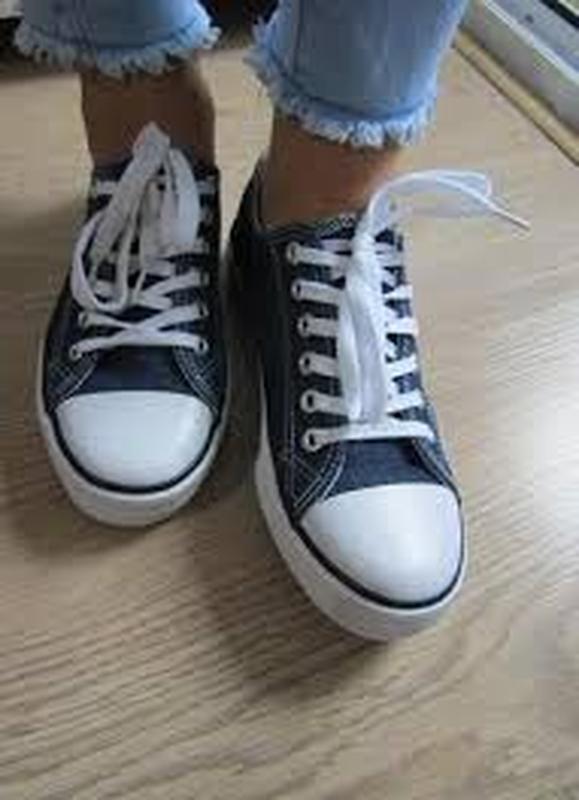 Кеды джинсовые graceland — цена 299 грн в каталоге Кеды Купить женские ...