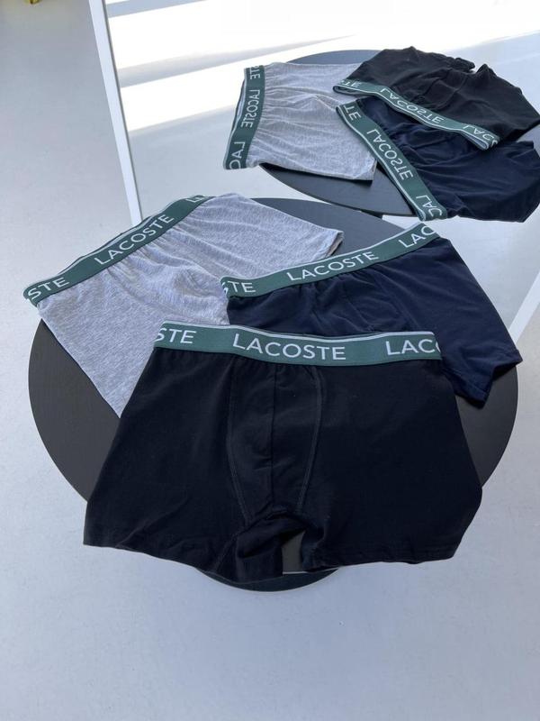 Мужской набор трусов lacoste | комплект мужского белья лакост их хлопка ...
