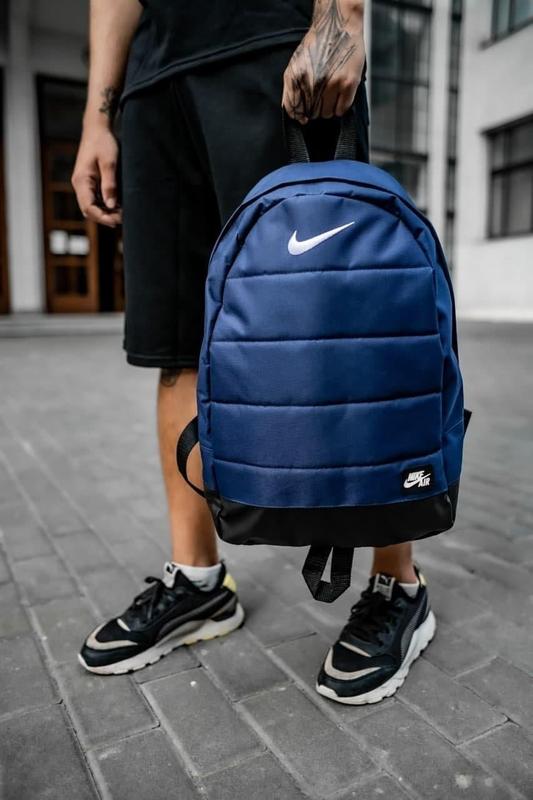 Рюкзак nike air спортивный городской синий мужской женский портфель ...