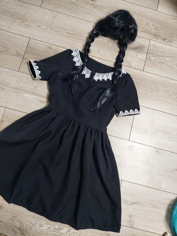 Костюм венсдей, венздей, аддамс, адамс, платье венсдэй, — ціна 350 грн ...