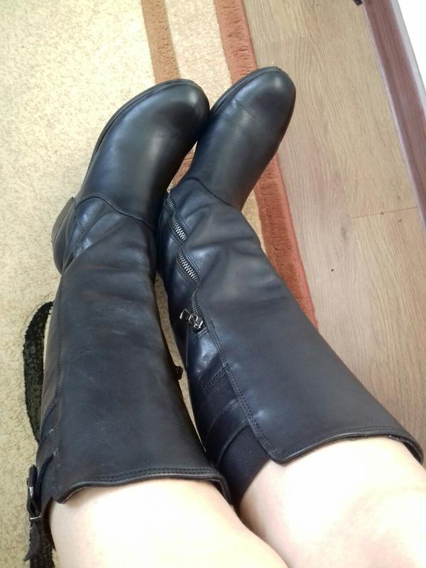 Кожаные сапоги с италии — цена 1000 грн в каталоге Ботинки Купить ...