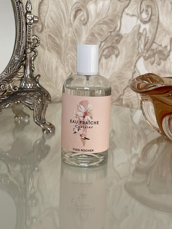 Духи yves rocher eau fraiche cerisier вишневый цвет 100 ml — цена 750