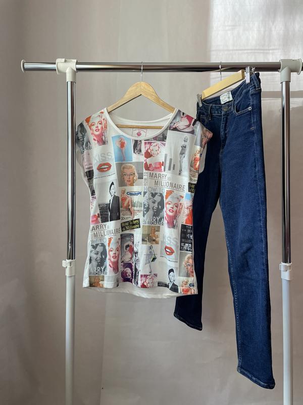 Футболка з мерилін монро — цена 175 грн в каталоге Футболки Купить ...