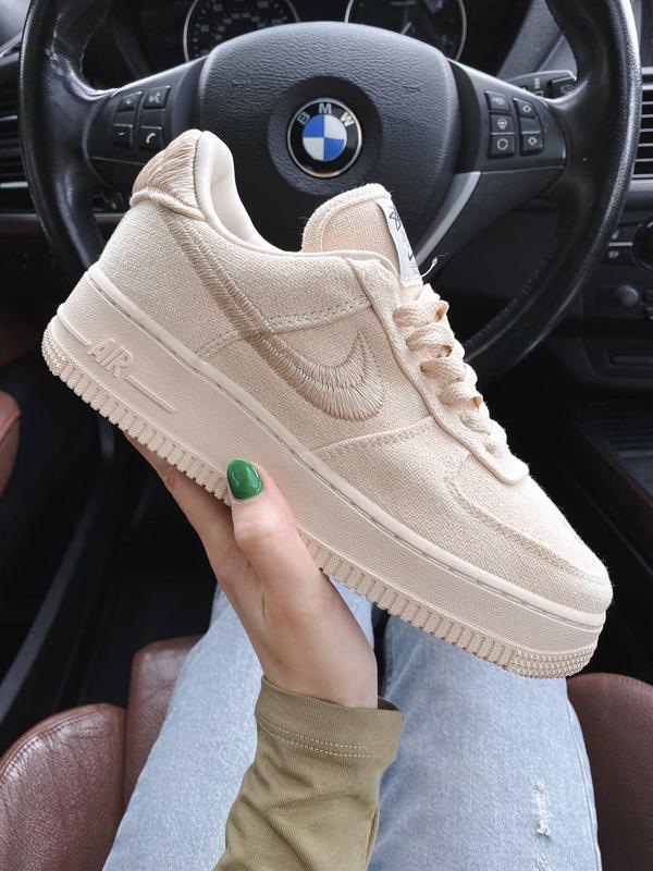 Красивейшие женские кроссовки nike air force 1 low stussy fossil ...
