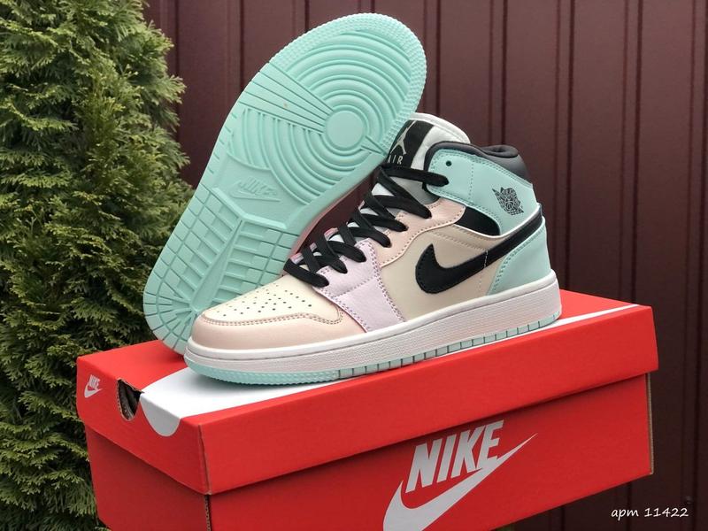 Топ качество! женские найки в стиле nike air jordan нежные красивые ...