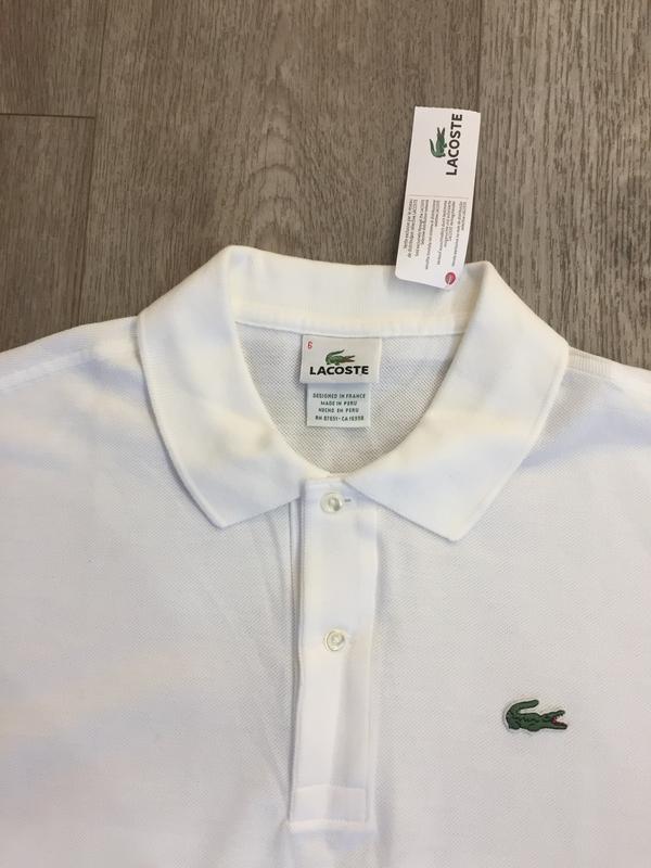 Футболка Lacoste Women Piqué Polo White (PF5462-001)